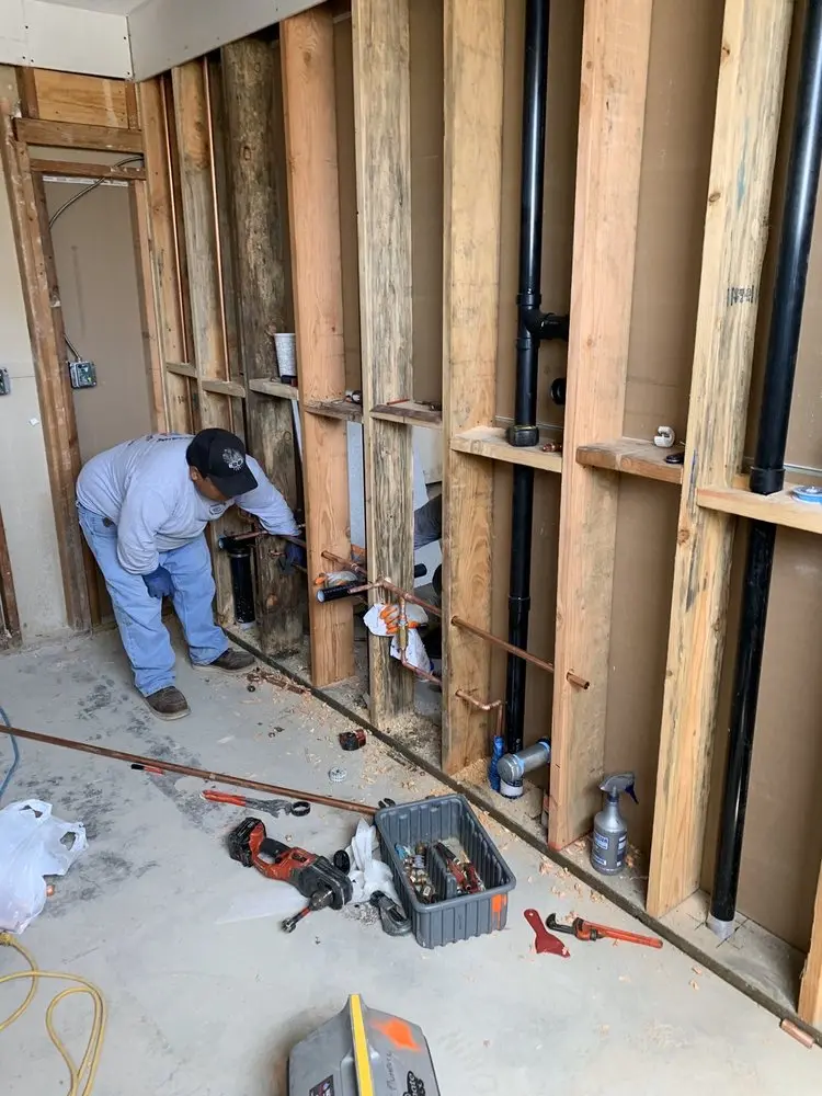 Commercial rough-in plumbing for Gas Line Repair in Belardy